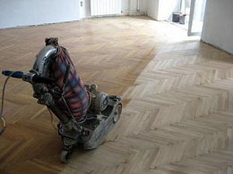 Циклюем паркет
